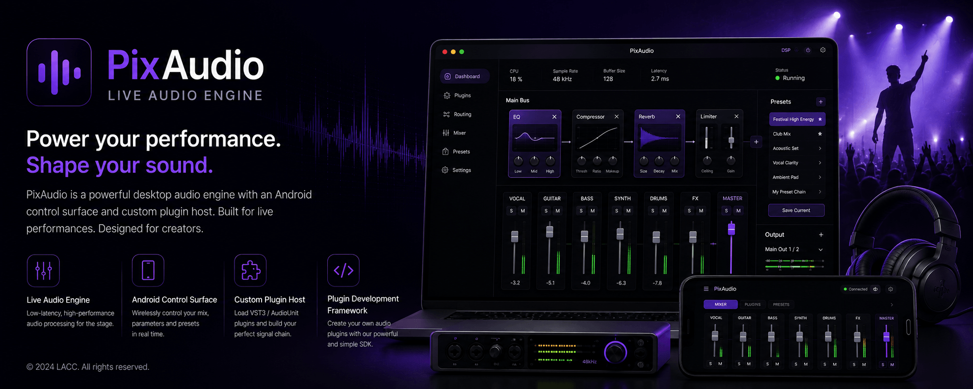 PixAudio - Live audio engine